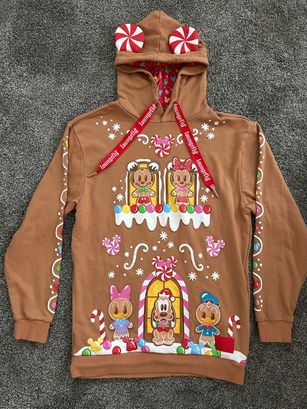 Loungefly Disney Mickey and friends Gingerbread hoodie